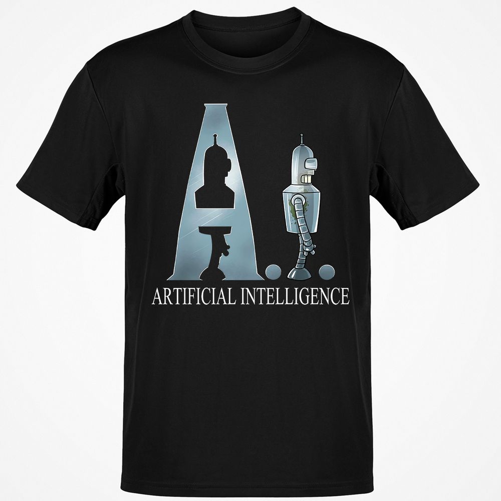 Classic Unisex T-Shirt - N124MVDD - Black - 1