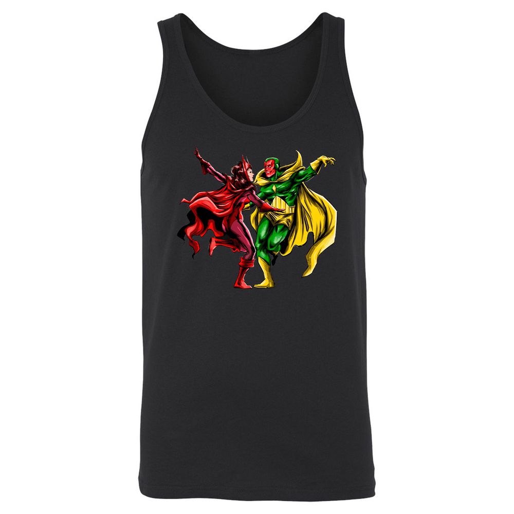 Unisex Jersey Tank - X4K3TELL - Black - 1