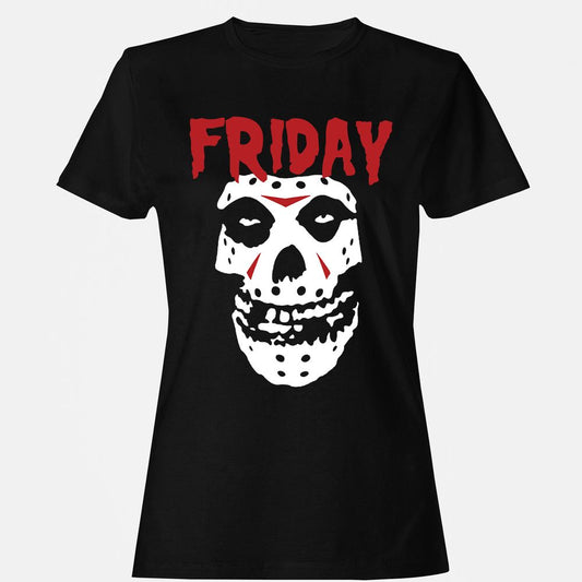 Women's T-Shirt - 7W1M9B6Q - Black - 1