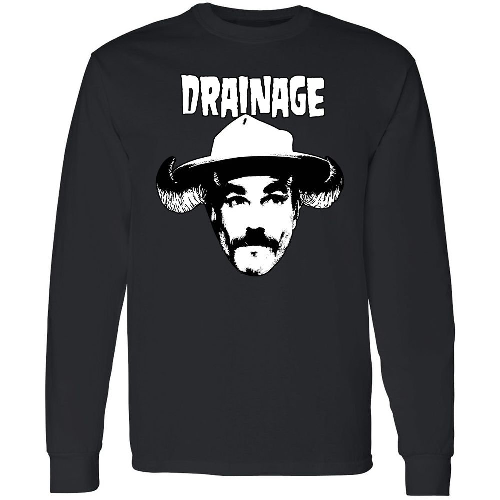 Long Sleeve T-Shirt - HY5972RY - Black - 1