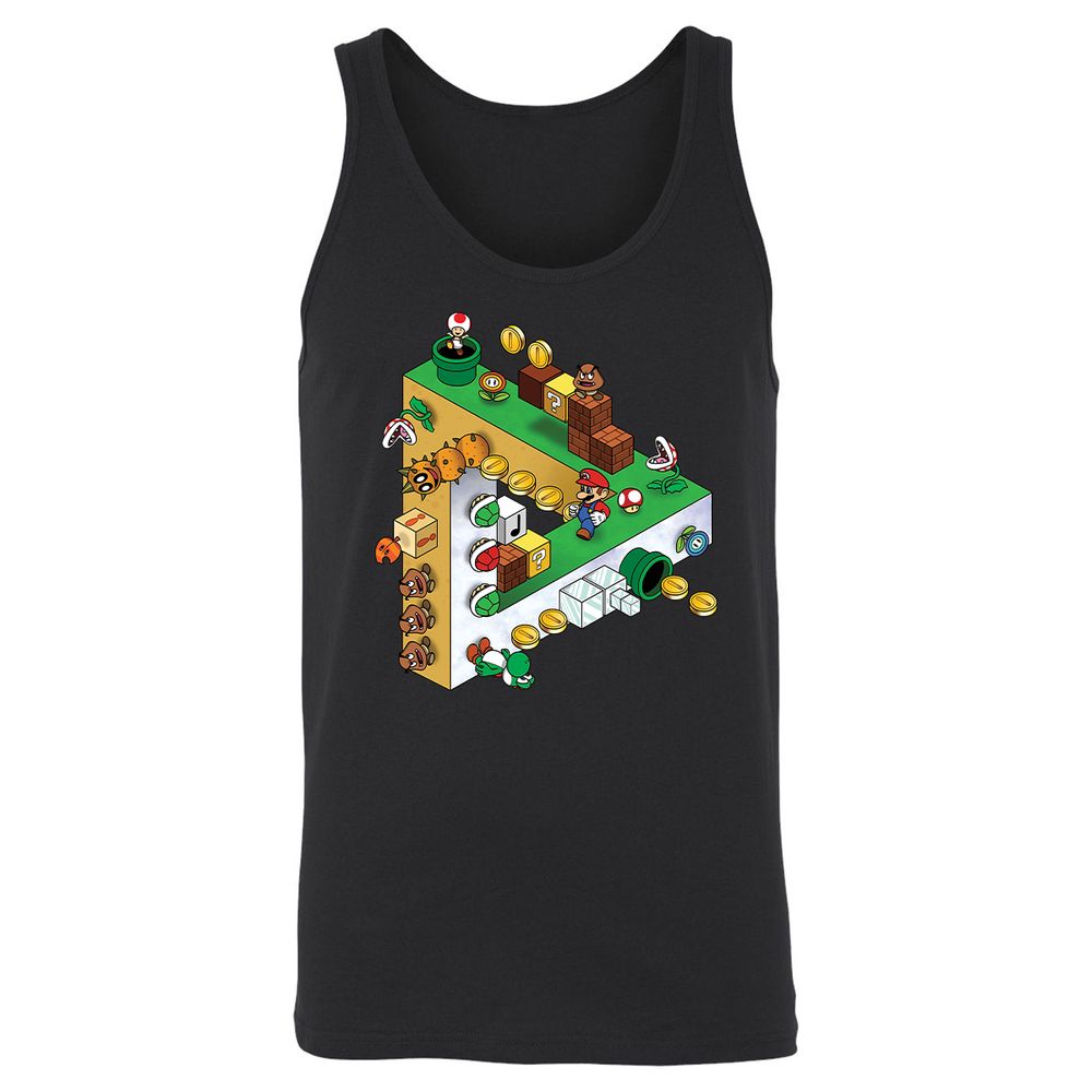 Unisex Jersey Tank - 9521Z54E - Black - 1