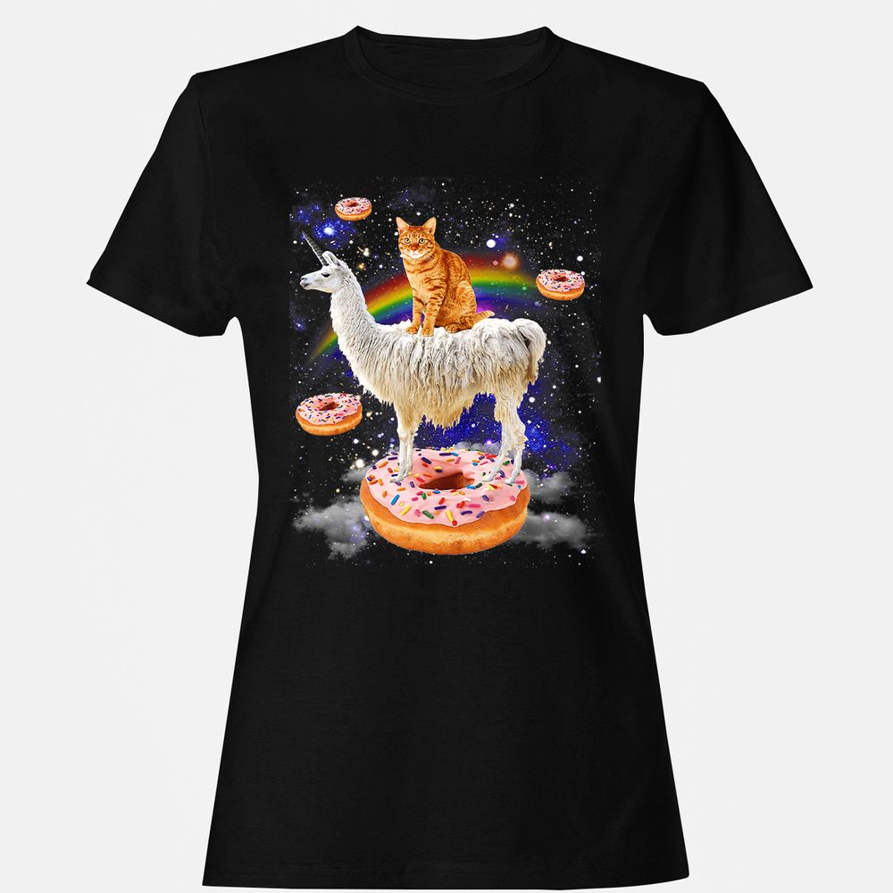 Women's T-Shirt - DZHQCS6F - Black - 1