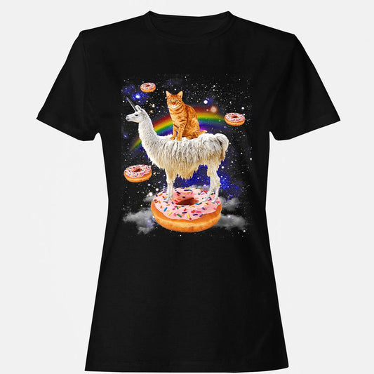 Women's T-Shirt - DZHQCS6F - Black - 1