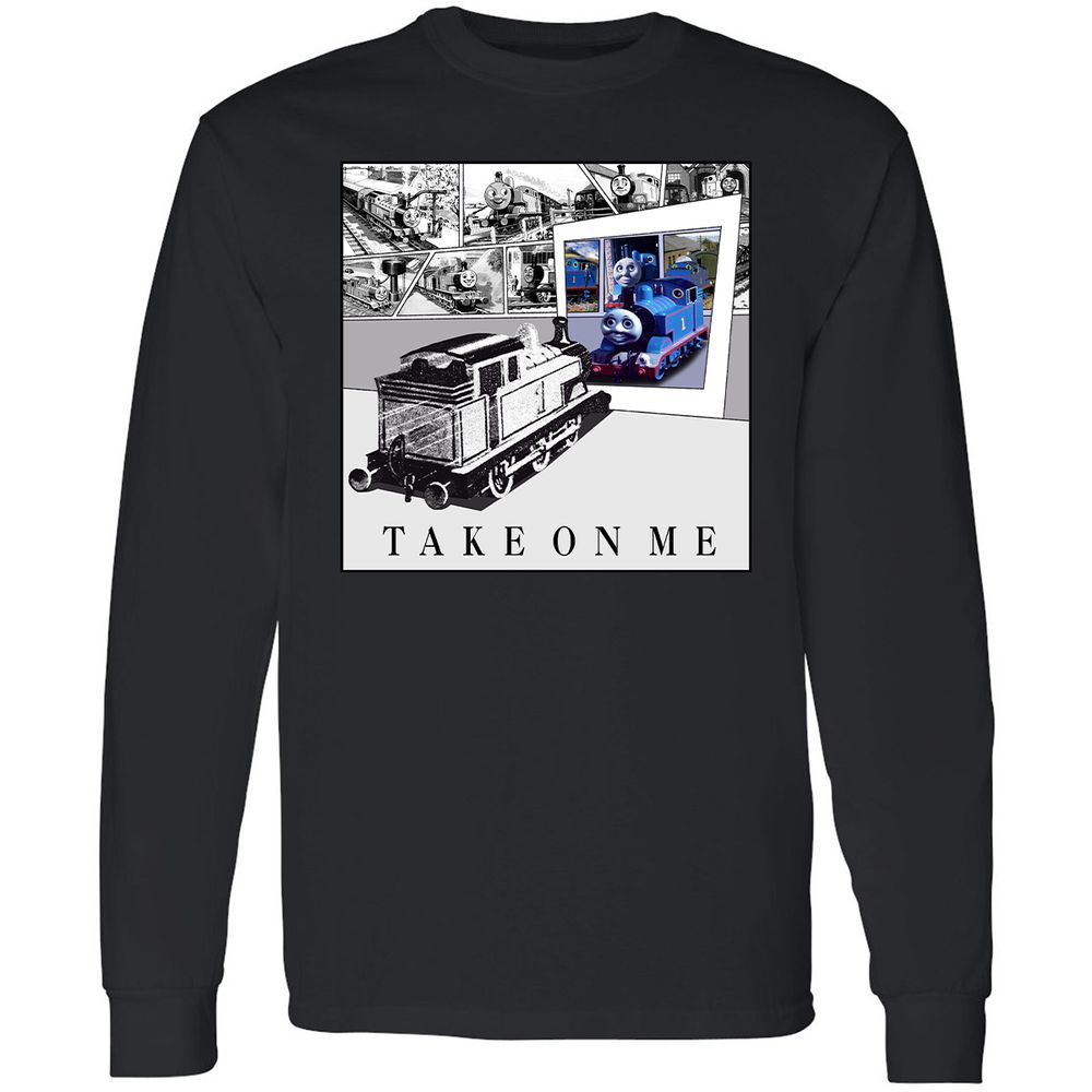 Long Sleeve T-Shirt - 7QH2LYBP - Black - 1