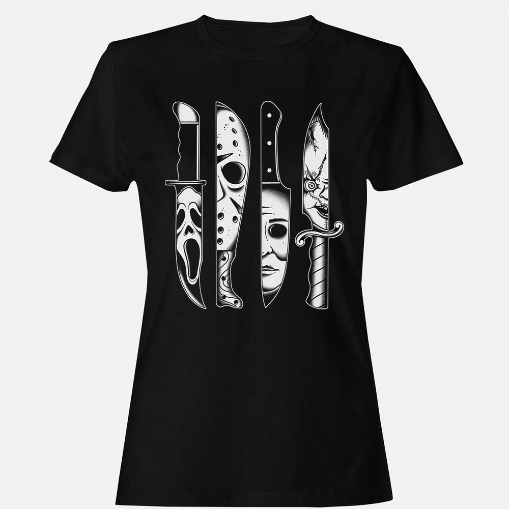 Women's T-Shirt - EXXUY2EC - Black - 1