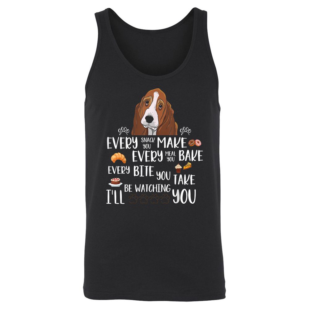 Unisex Jersey Tank - MSTXJL5S - Black - 1