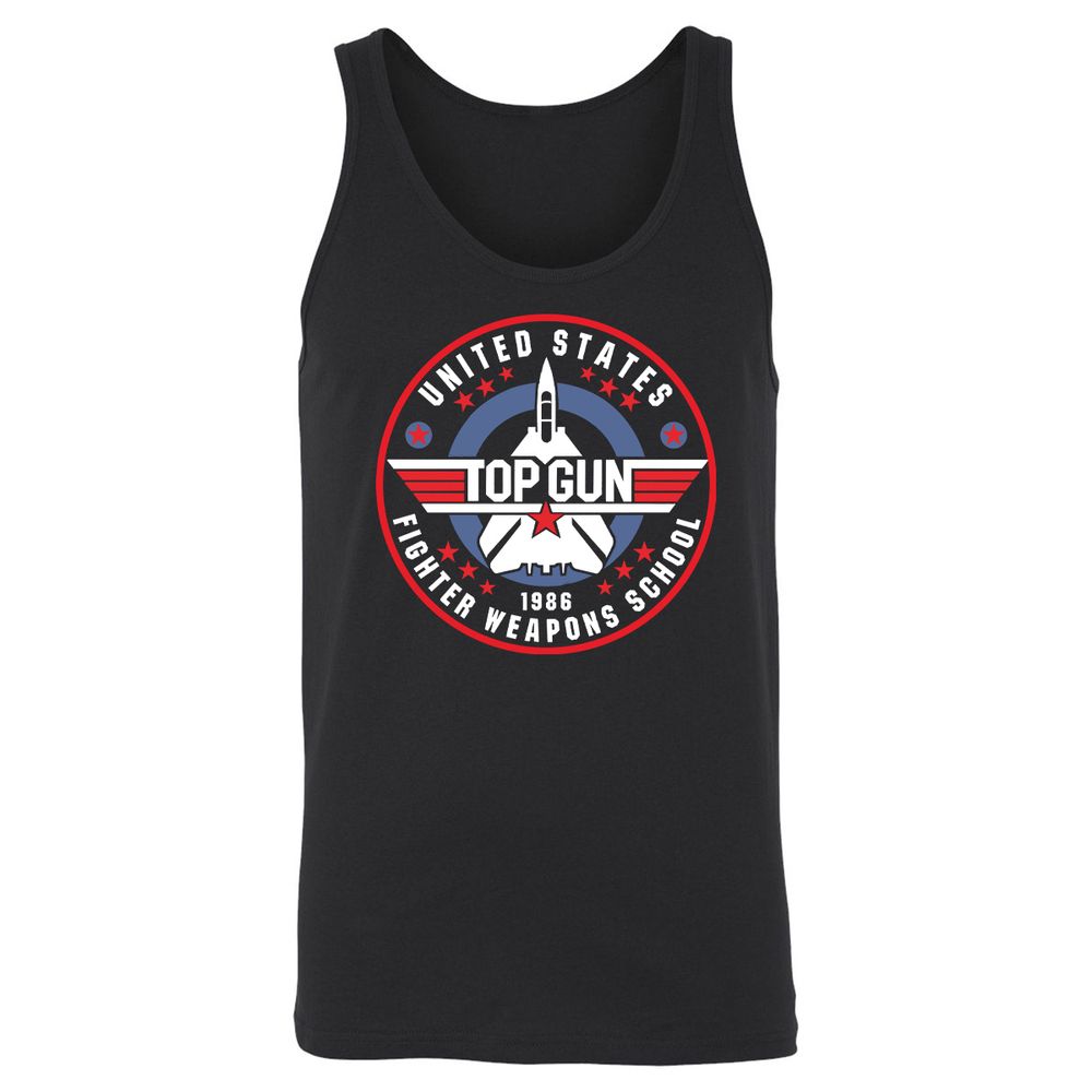Unisex Jersey Tank - TZCHAAAT - Black - 1