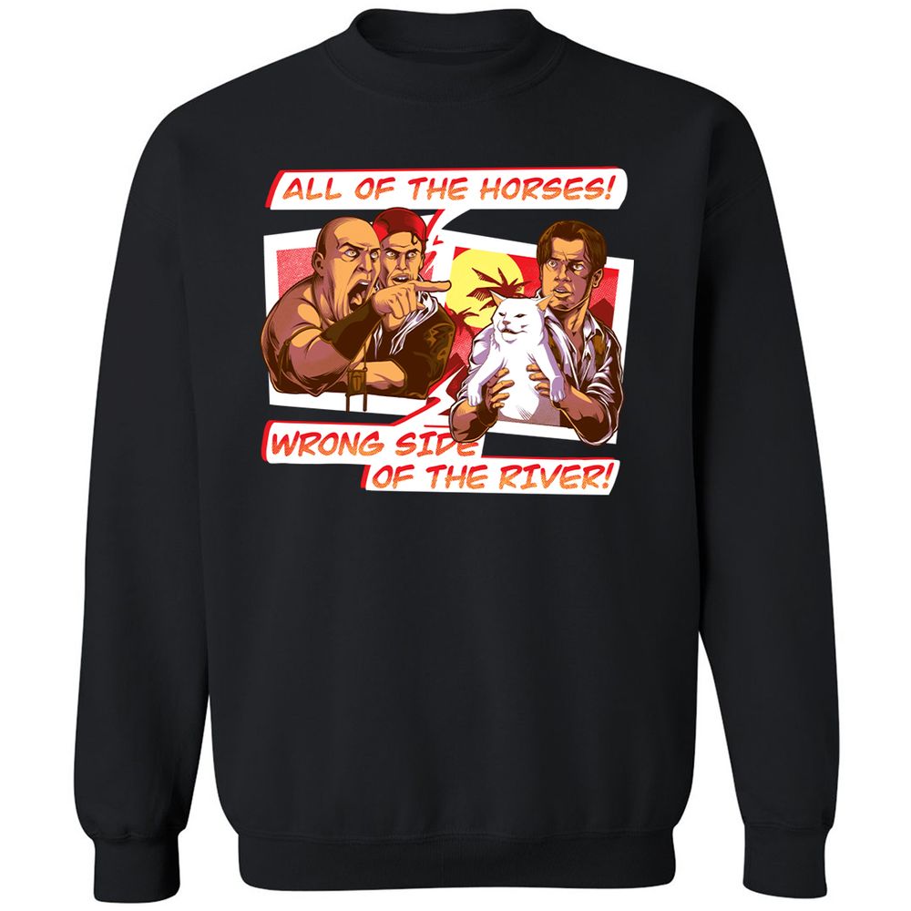 Classic Unisex Sweatshirt - PVK4YDFR - Black - 1