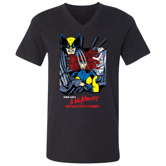 Unisex V-Neck T-Shirt - 52B77CT3 - Black - 1