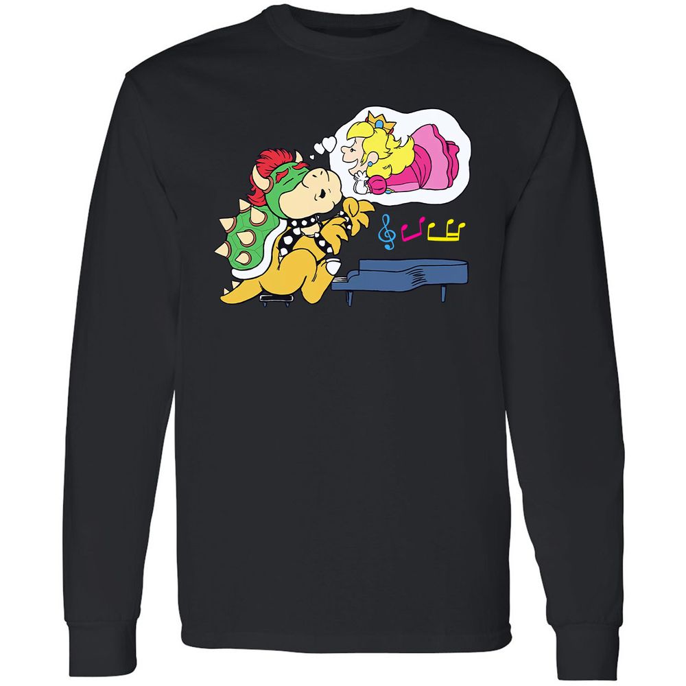 Long Sleeve T-Shirt - 69NUM8MK - Black - 1