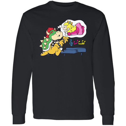 Long Sleeve T-Shirt - 69NUM8MK - Black - 1