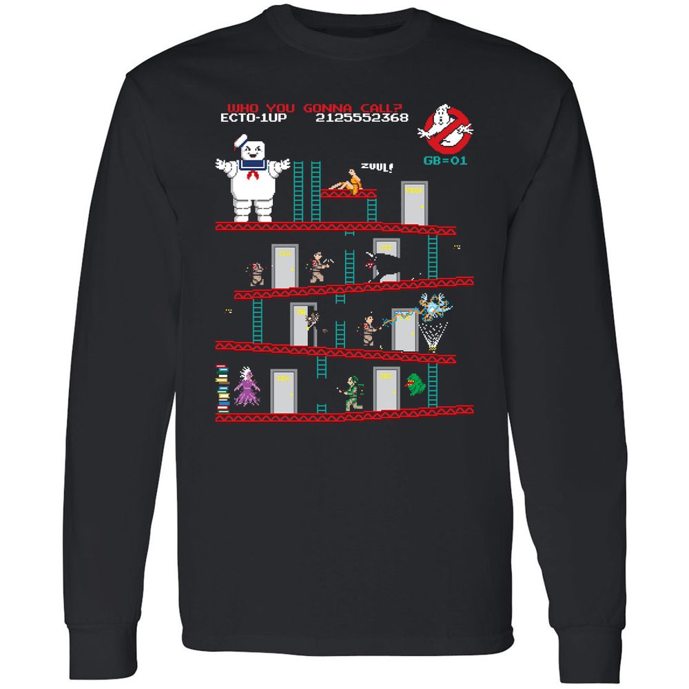 Long Sleeve T-Shirt - 56U48UDJ - Black - 1