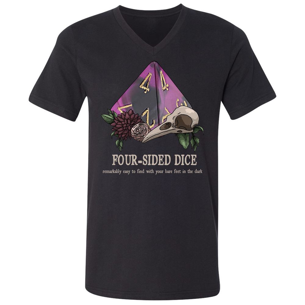 Unisex V-Neck T-Shirt - C1PYPELY - Black - 1