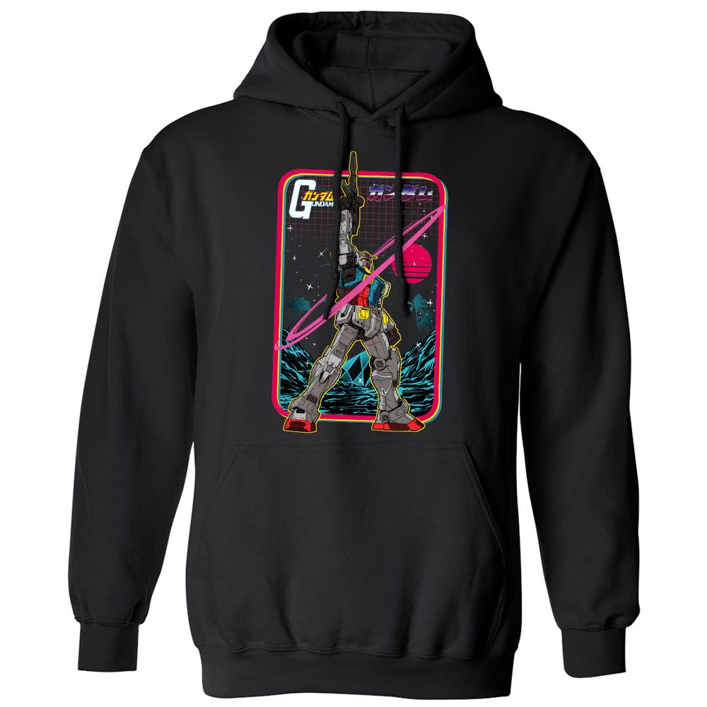 Classic Unisex Hoodie - PE71H4QM - Black - 1