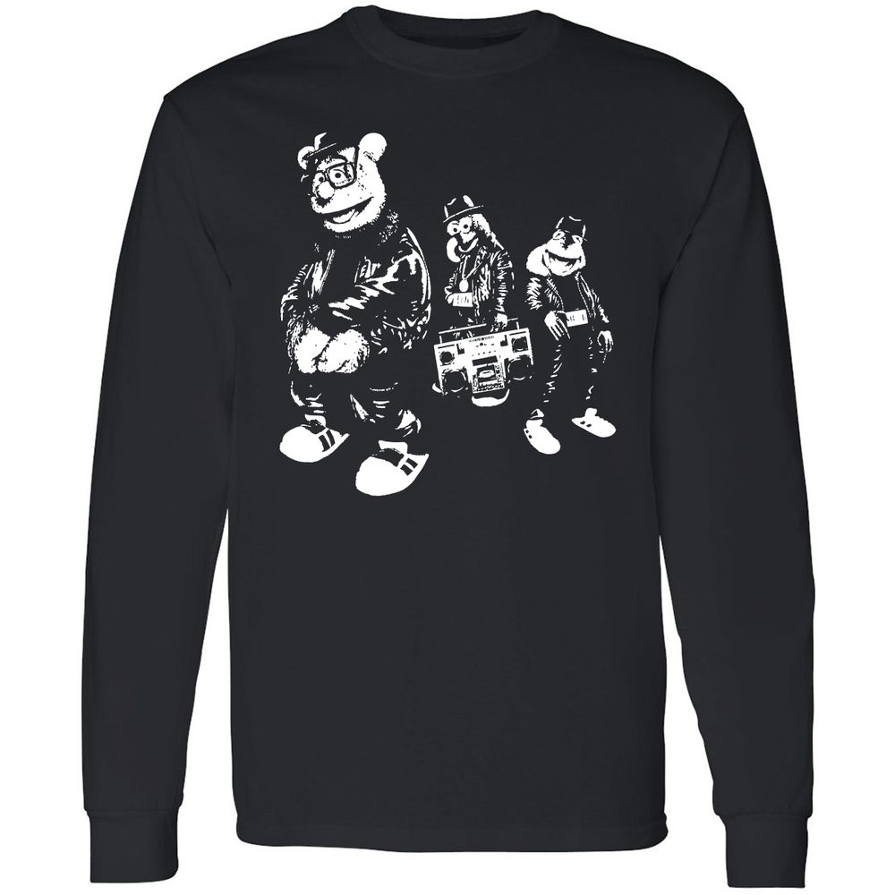 Long Sleeve T-Shirt - WFJQ81JY - Black - 1