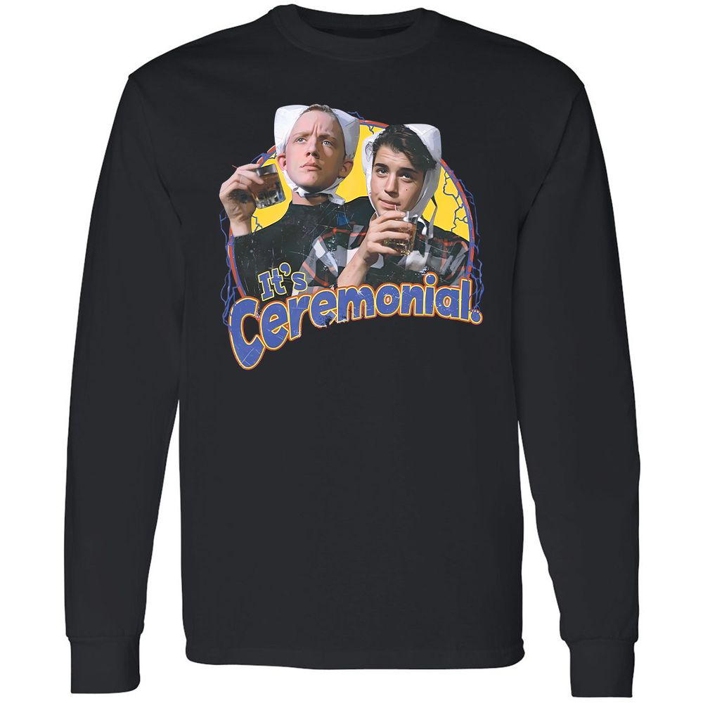 Long Sleeve T-Shirt - BBP7ZDFD - Black - 1