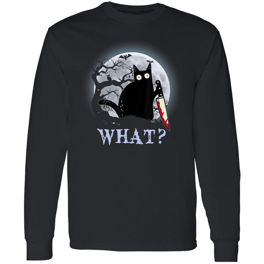 Long Sleeve T-Shirt - KQCBD2XT - Black - 1