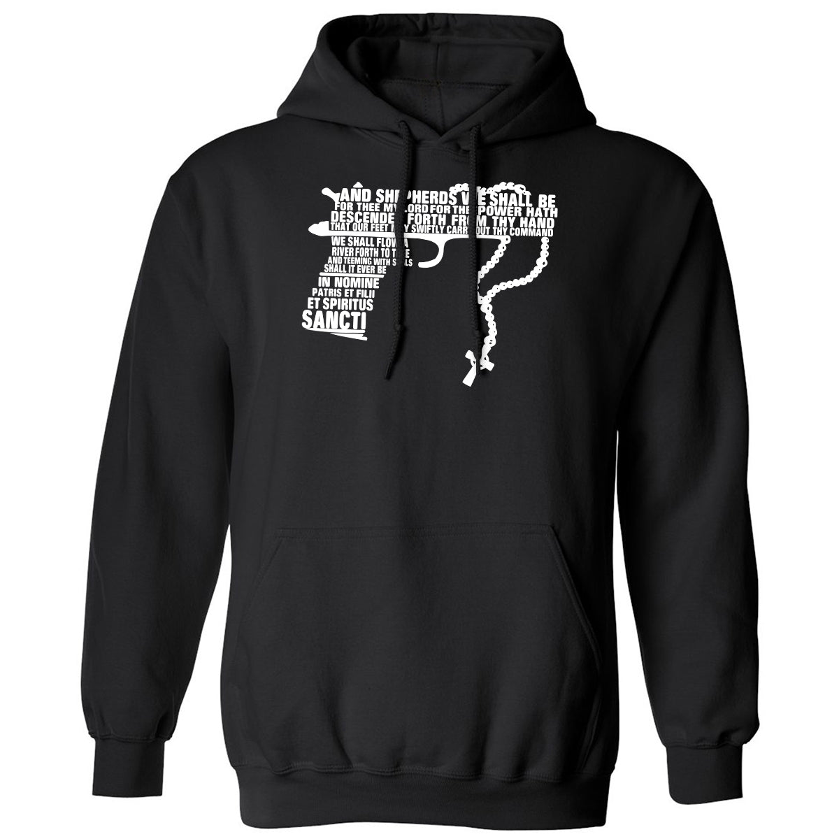Classic Unisex Hoodie - GDRH8UC7 - Black - 1