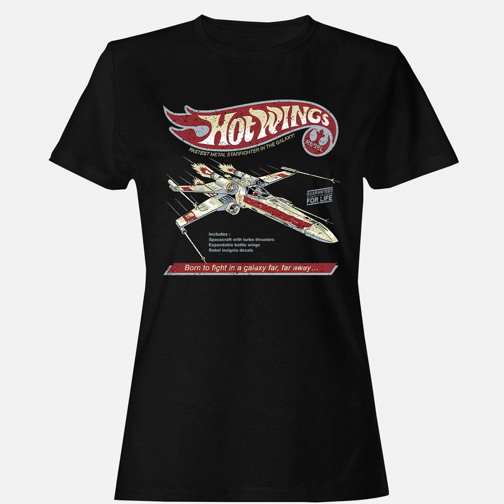 Women's T-Shirt - HQQXMWPG - Black - 1