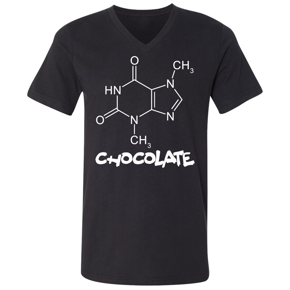 Unisex V-Neck T-Shirt - HFP838JP - Black - 1
