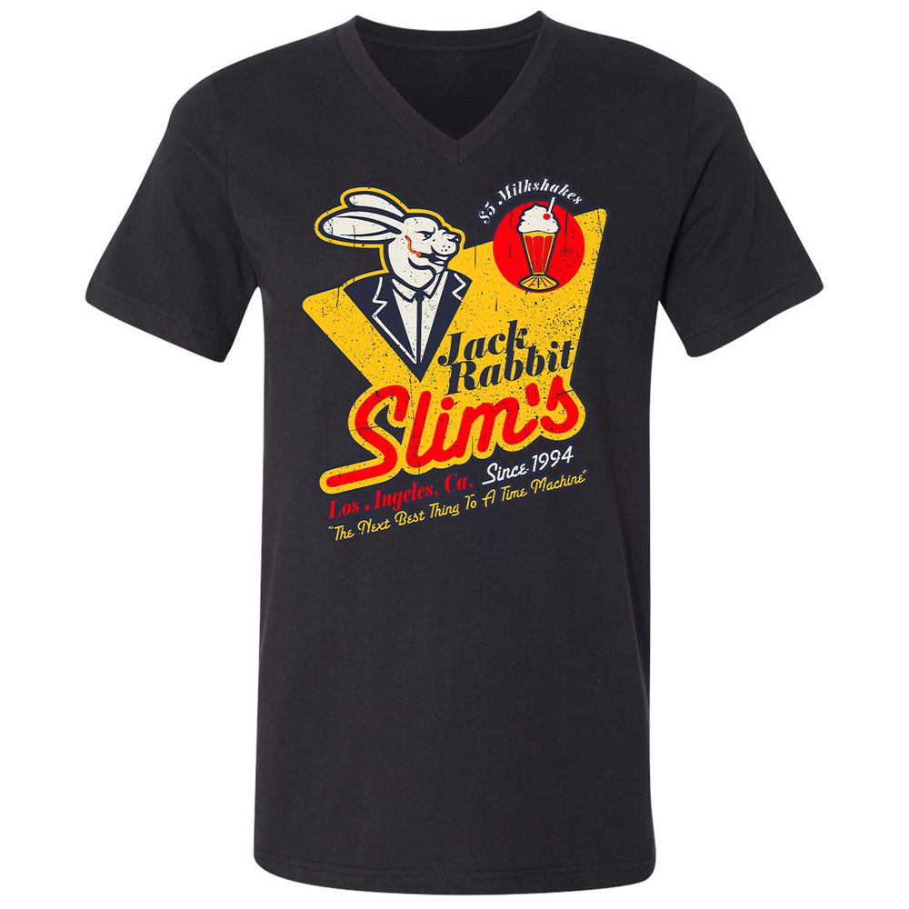 Unisex V-Neck T-Shirt - 211ANB8K - Black - 1