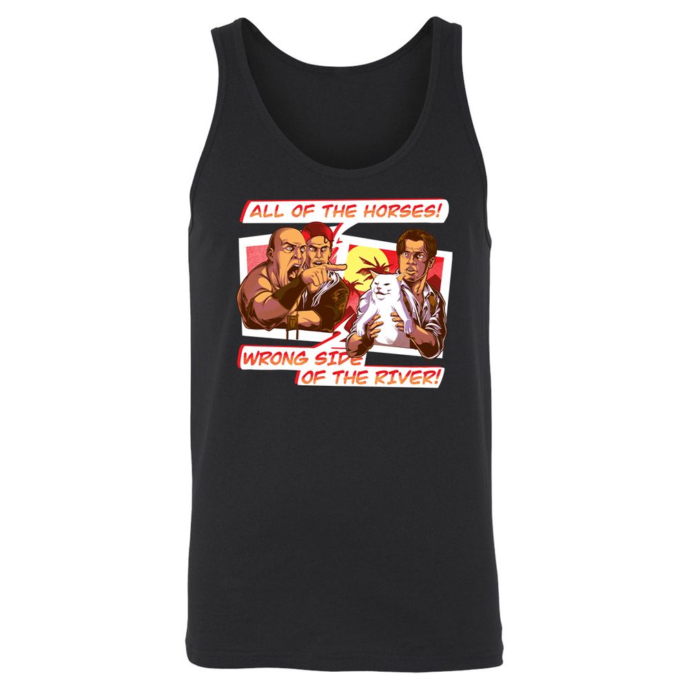 Unisex Jersey Tank - XE1WA5NQ - Black - 1