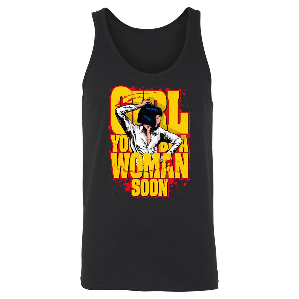 Unisex Jersey Tank - 1QWDC2AA - Black - 1