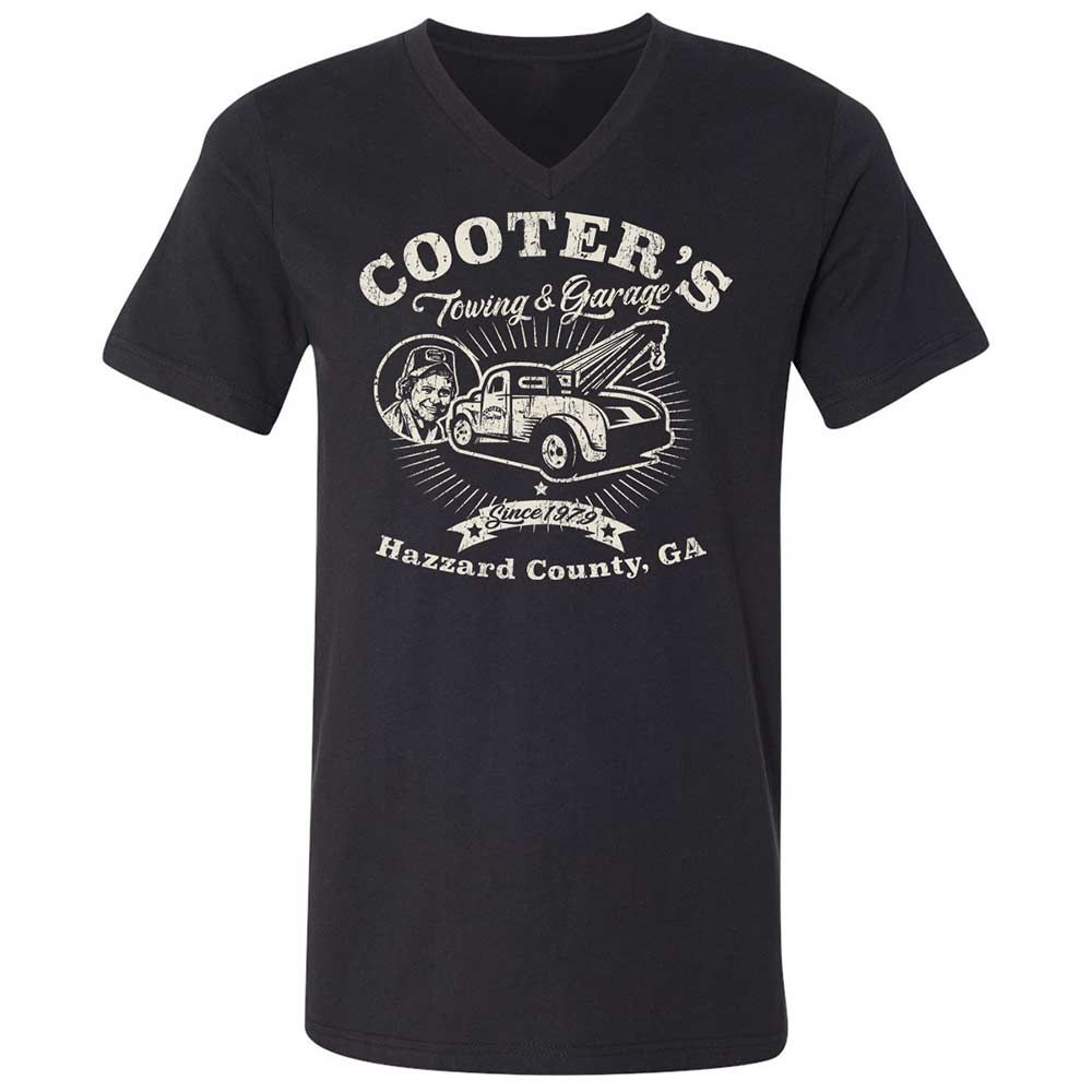 Unisex V-Neck T-Shirt - 6DJLME9A - Black - 1