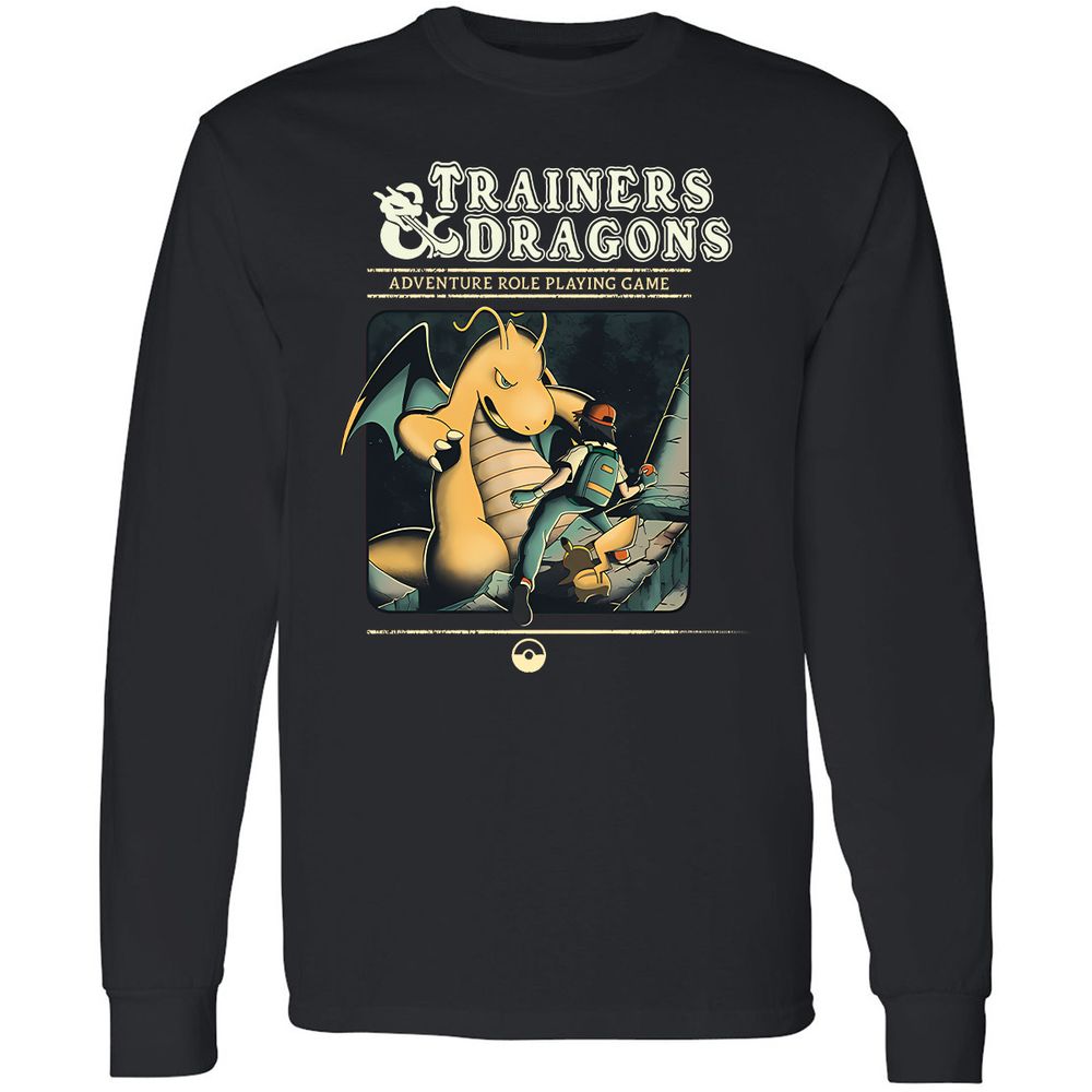 Long Sleeve T-Shirt - 966T7A4P - Black - 1