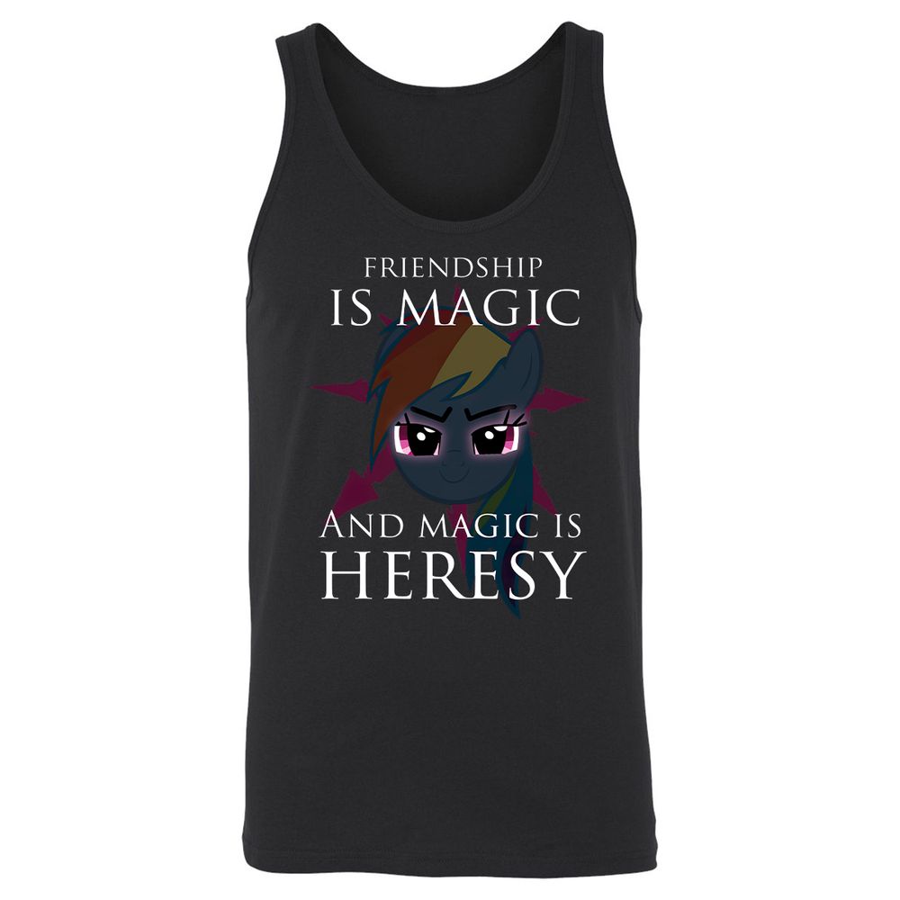 Unisex Jersey Tank - ALADYTPD - Black - 1