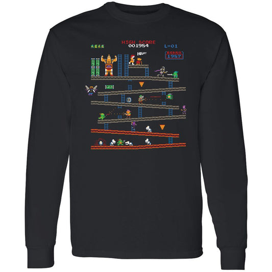 Long Sleeve T-Shirt - JN7Z9AUW - Black - 1