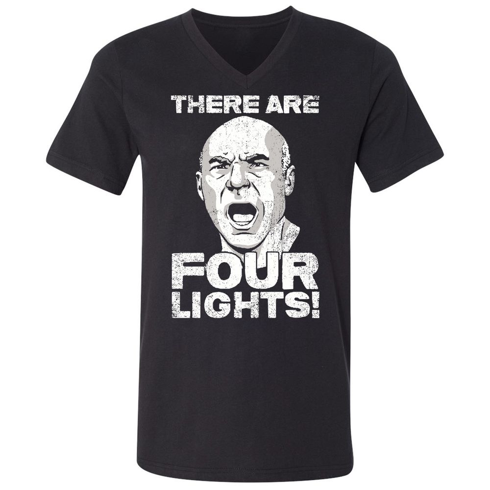 Unisex V-Neck T-Shirt - UJB6M7B7 - Black - 1