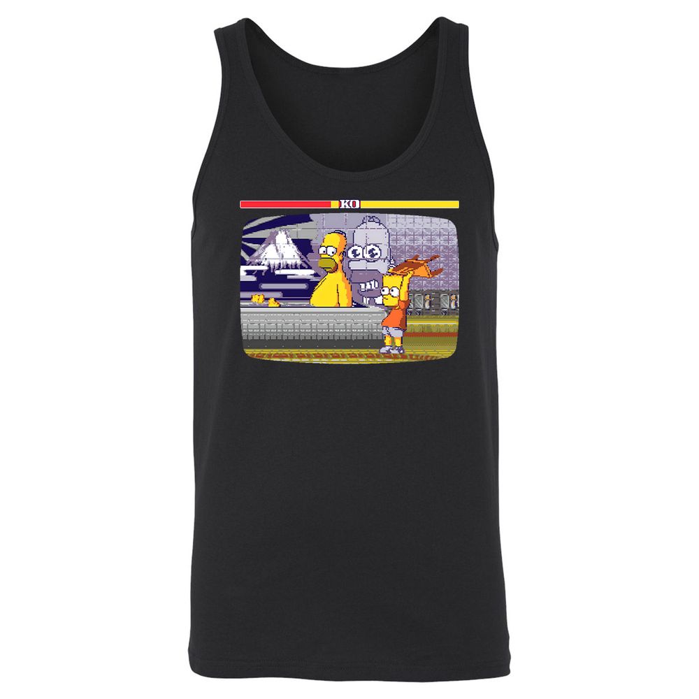 Unisex Jersey Tank - USQB4TE4 - Black - 1