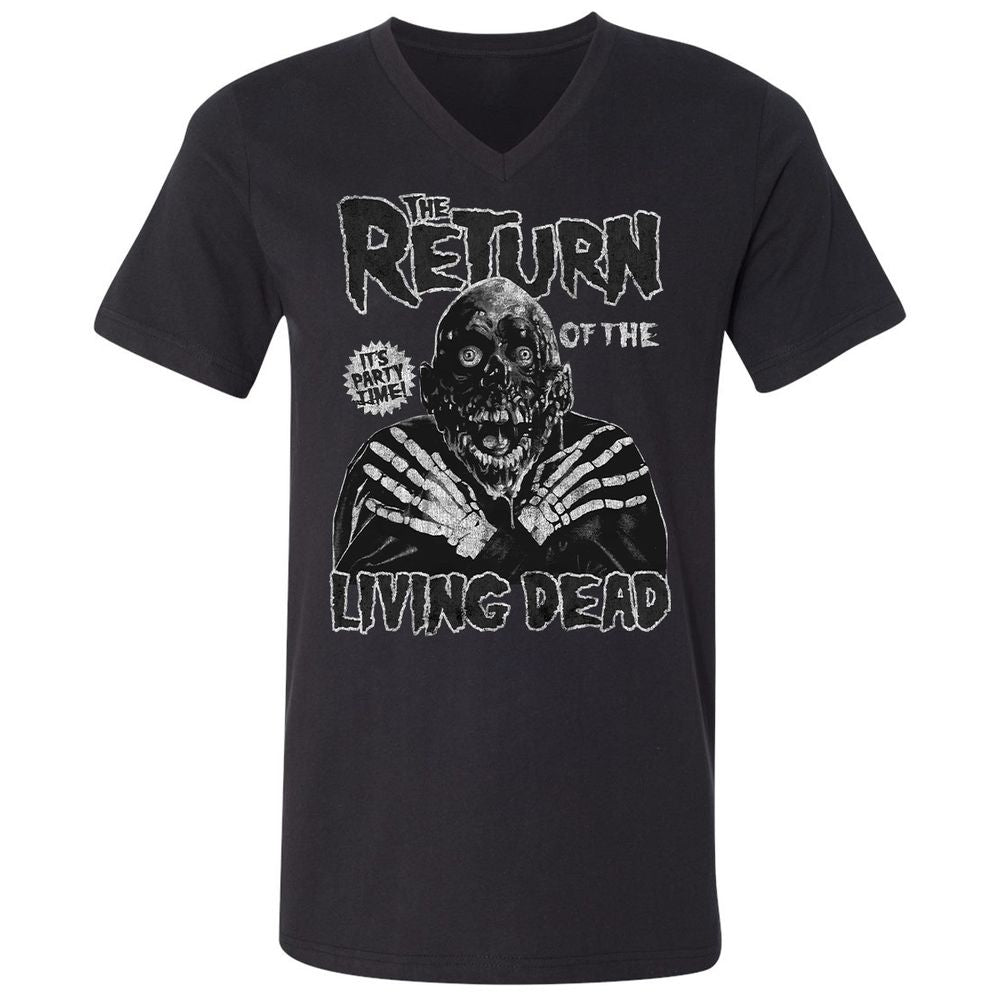 Unisex V-Neck T-Shirt - 4AMYPWJA - Black - 1