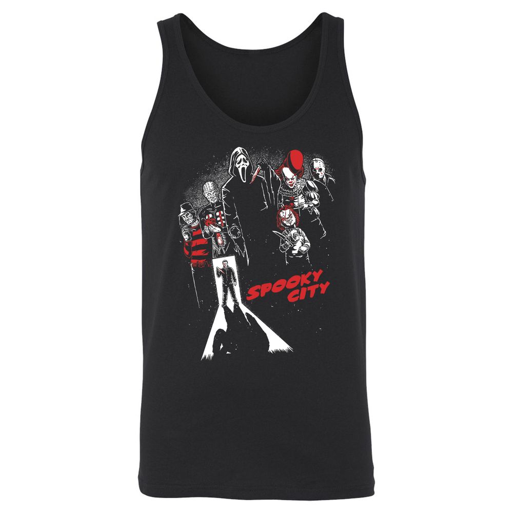 Unisex Jersey Tank - D7FPC5F6 - Black - 1