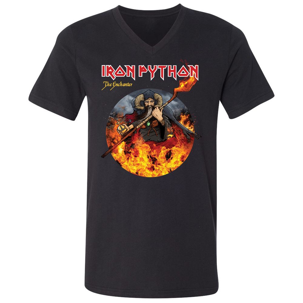 Unisex V-Neck T-Shirt - 2J3RTF5V - Black - 1