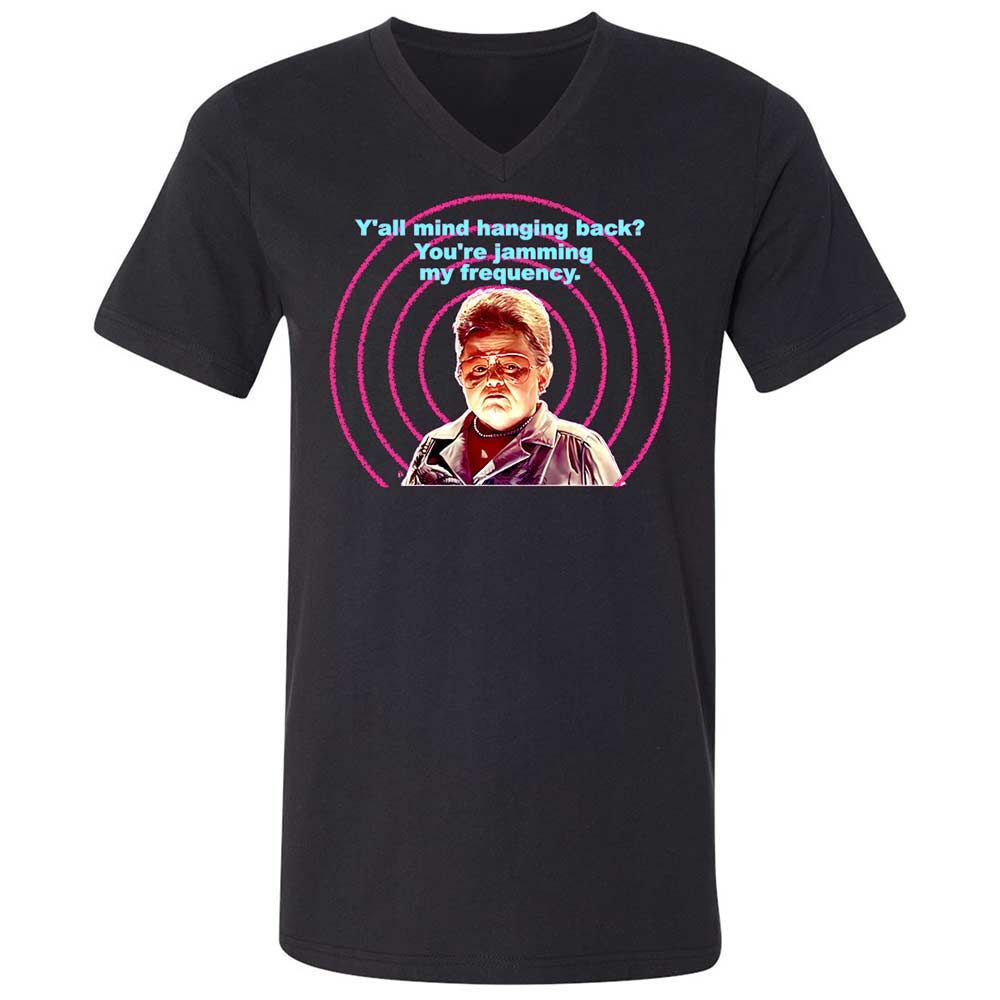 Unisex V-Neck T-Shirt - 1Q3HU76H - Black - 1