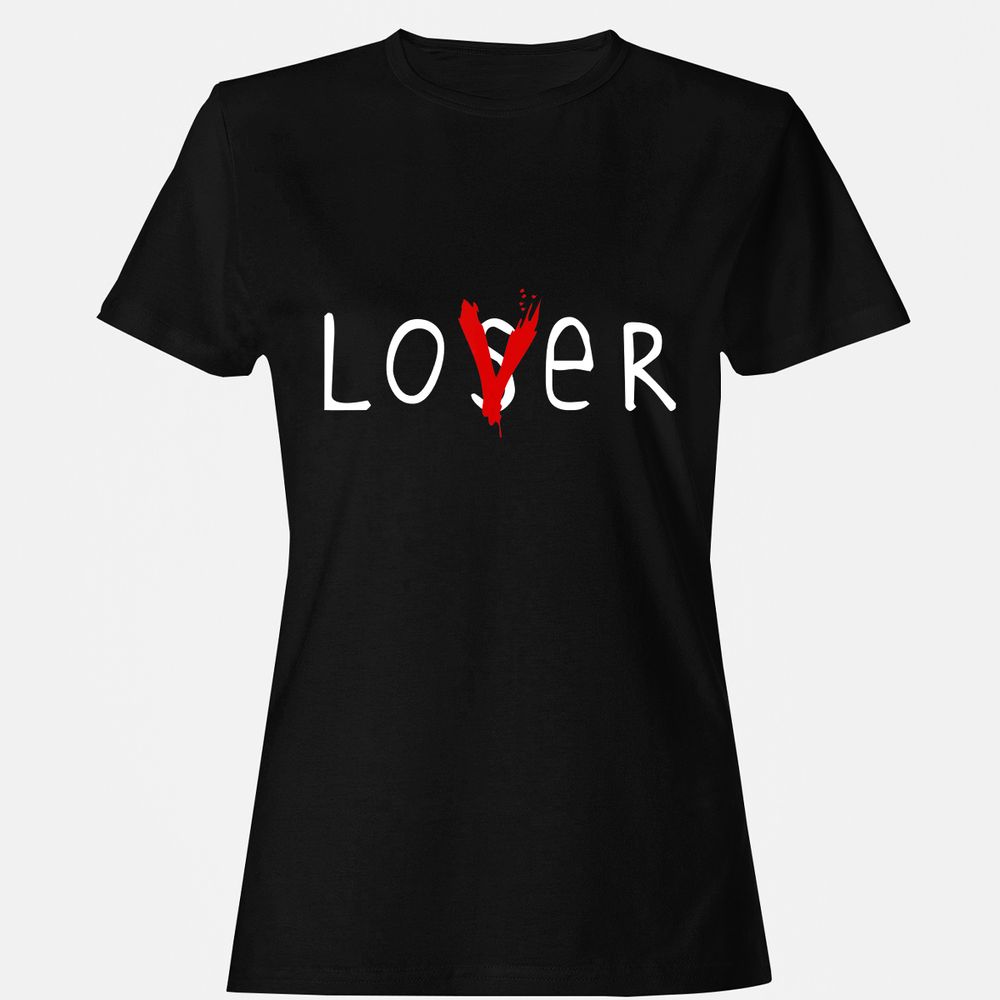 Women's T-Shirt - 69LZ89EC - Black - 1