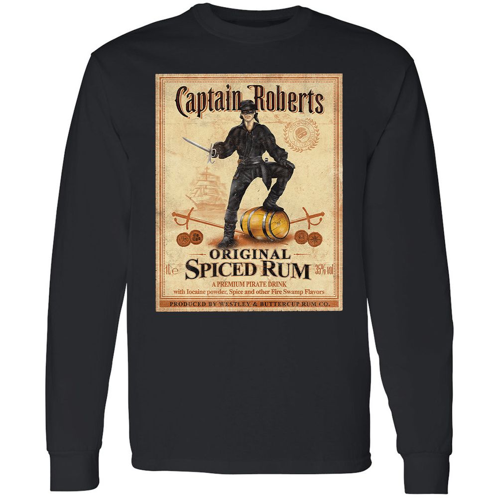 Long Sleeve T-Shirt - B7Z2YKNQ - Black - 1
