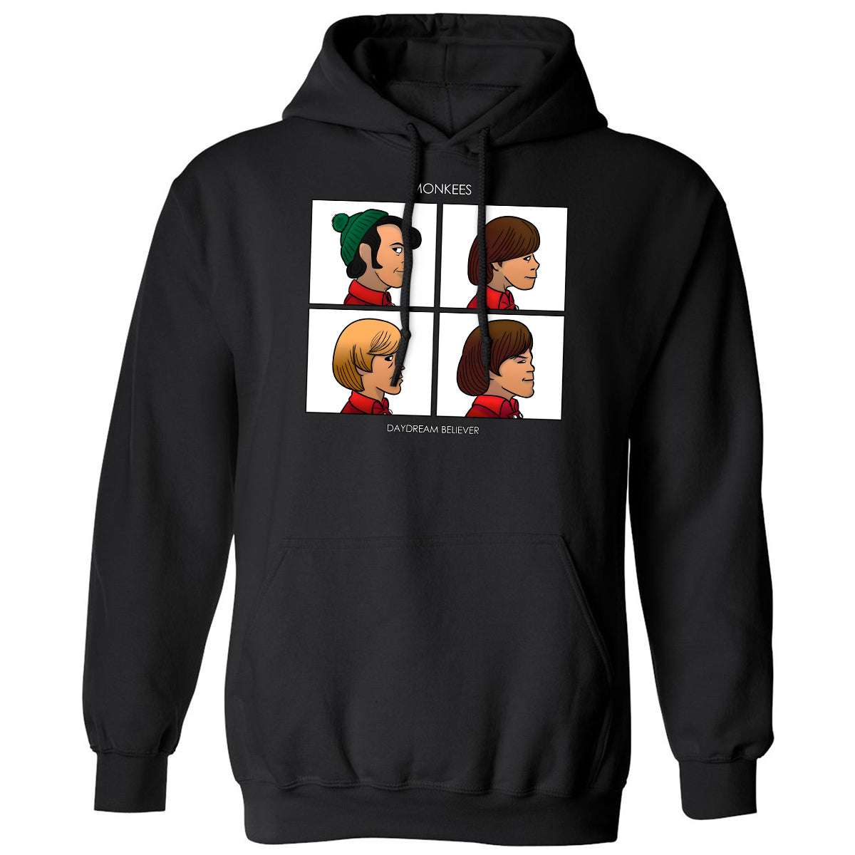 Classic Unisex Hoodie - ZKU4WGHB - Black - 1