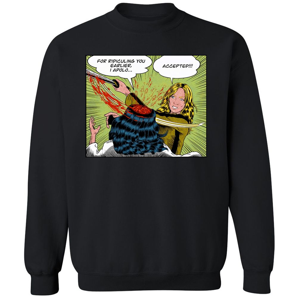 Classic Unisex Sweatshirt - 3F6BTK8R - Black - 1