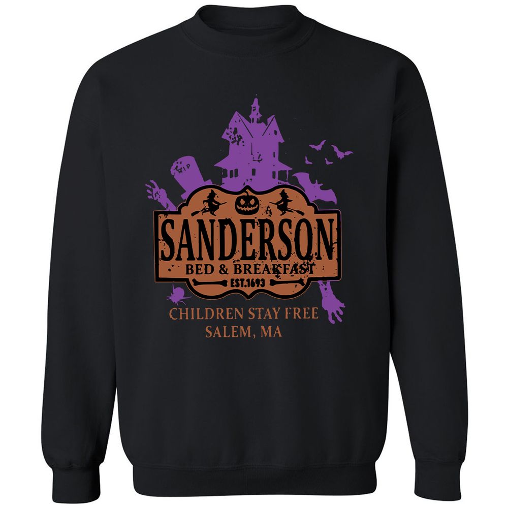 Classic Unisex Sweatshirt - DYB2JJV9 - Black - 1