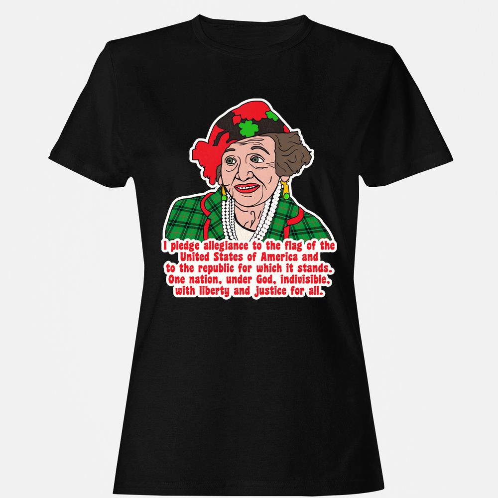 Women's T-Shirt - YQTLQSA7 - Black - 1