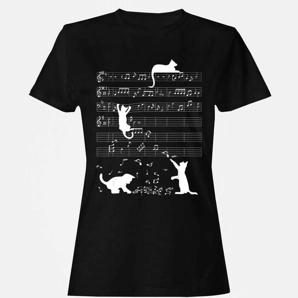 Women's T-Shirt - 74F1DCCZ - Black - 1