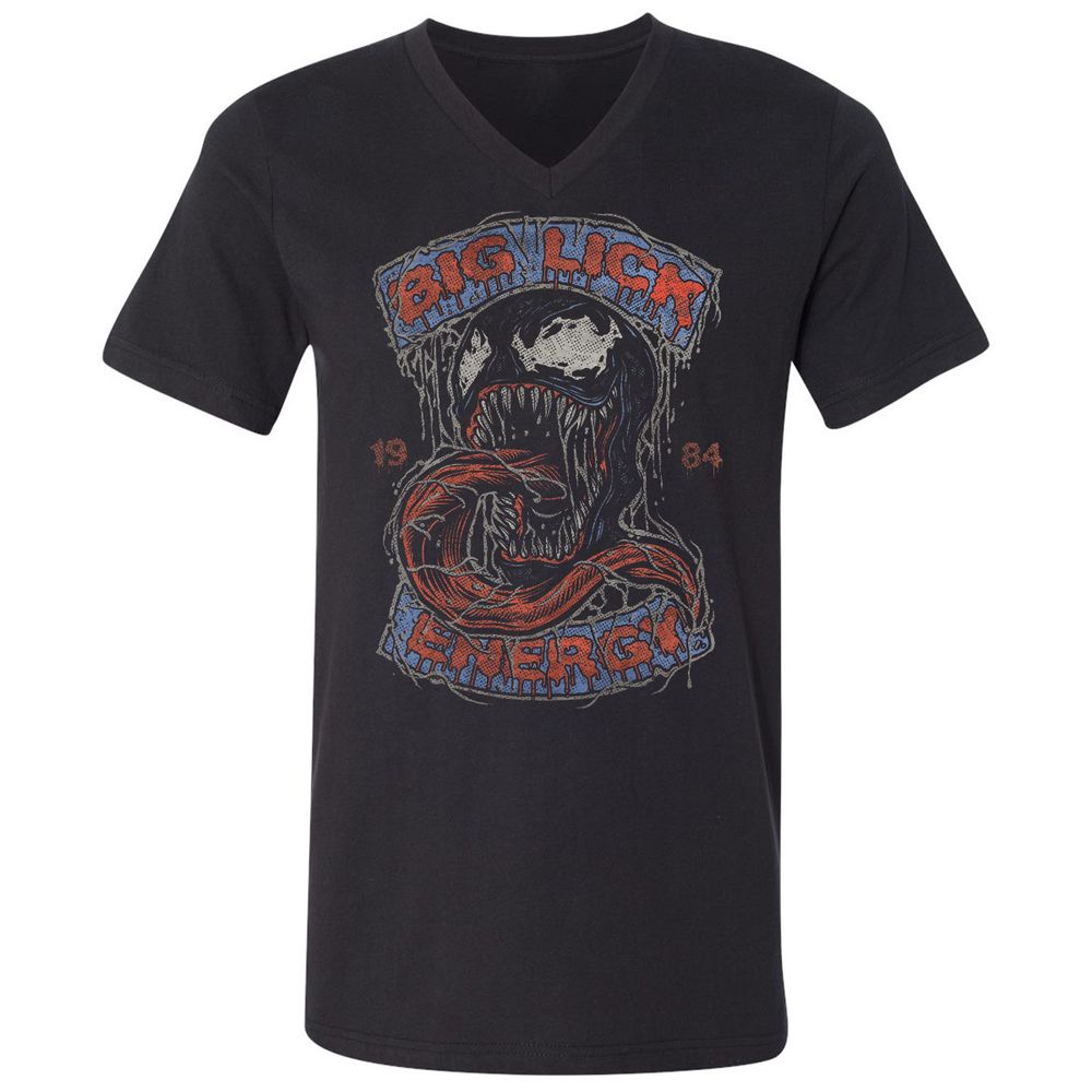 Unisex V-Neck T-Shirt - JACVDJXU - Black - 1