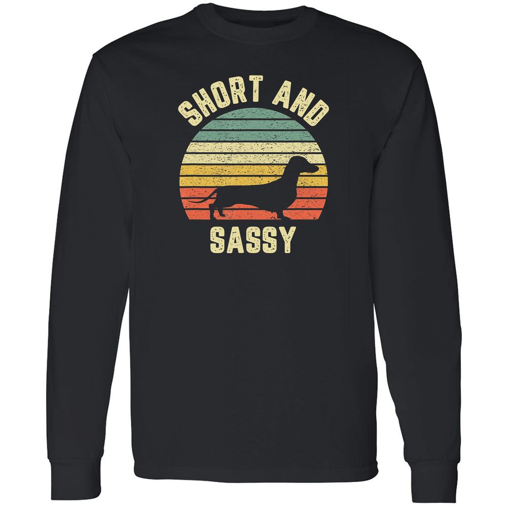 Long Sleeve T-Shirt - 7C1SB3LK - Black - 1