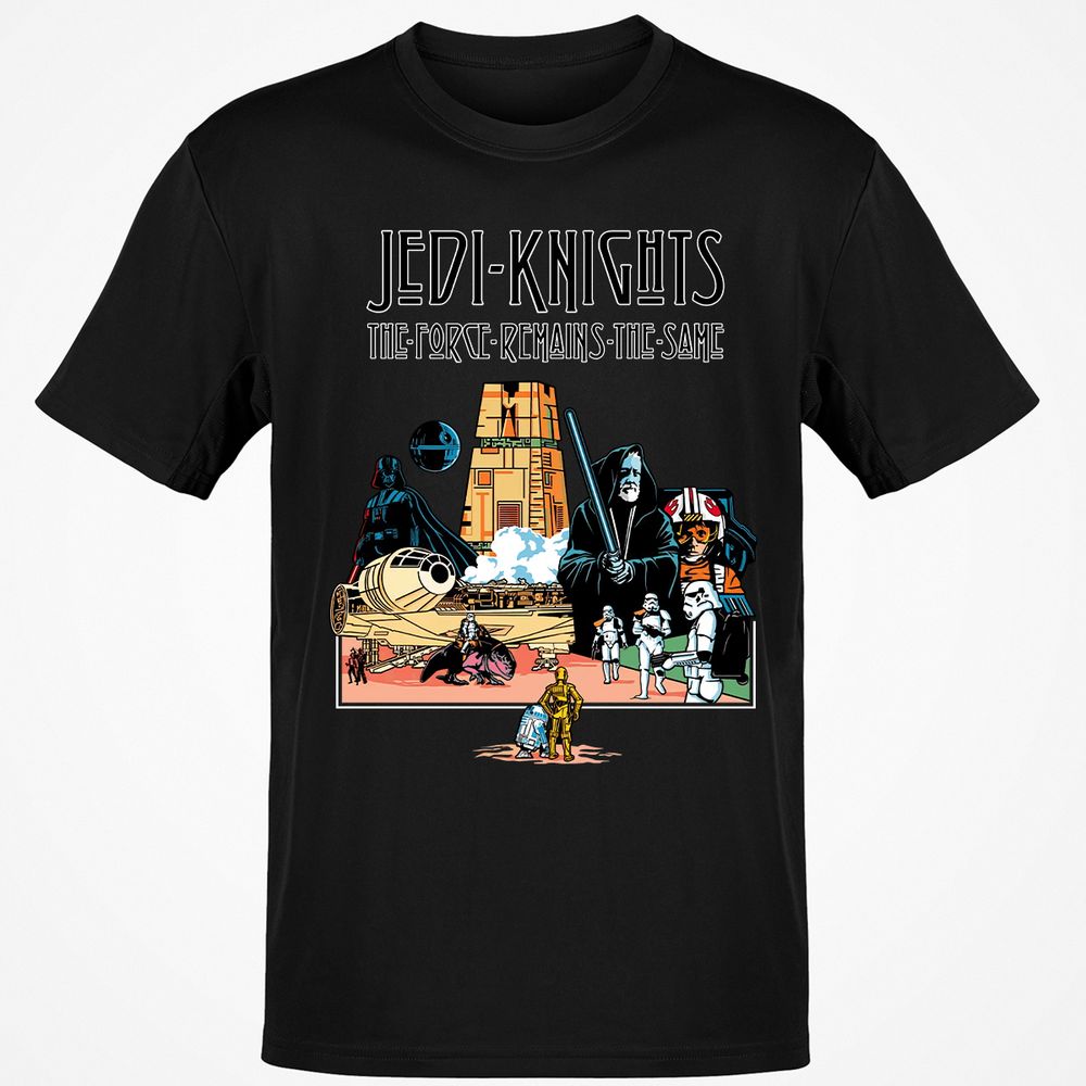 Classic Unisex T-Shirt - RKLGYRQB - Black - 1