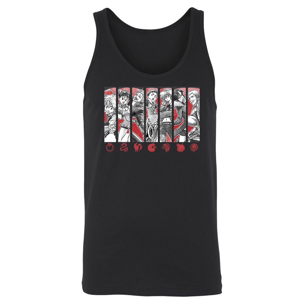 Unisex Jersey Tank - B7HT5QTJ - Black - 1