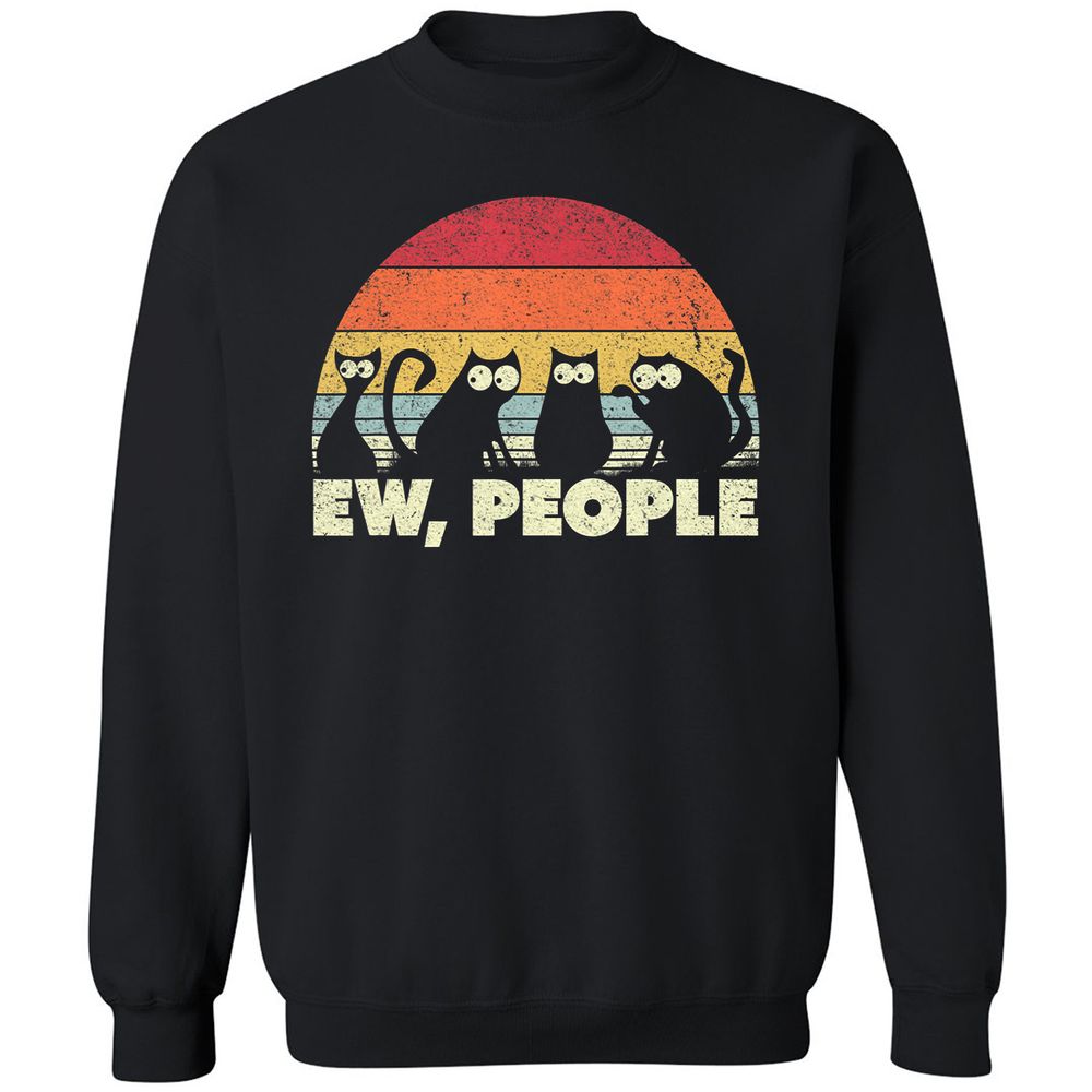 Classic Unisex Sweatshirt - SJK6YMES - Black - 1