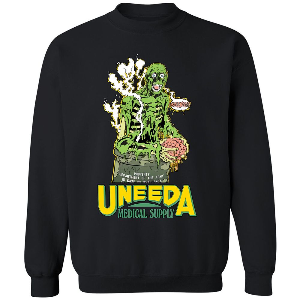 Classic Unisex Sweatshirt - LYCXMGH8 - Black - 1